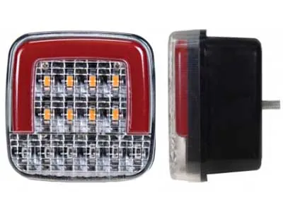 Proplast LED Aizmugures Lukturis ar Bremžu Signālu un Virzienrādi, 12V, Pilnīgi Ūdensizturīgs Polikarbonāta Korpuss - Attēls 3