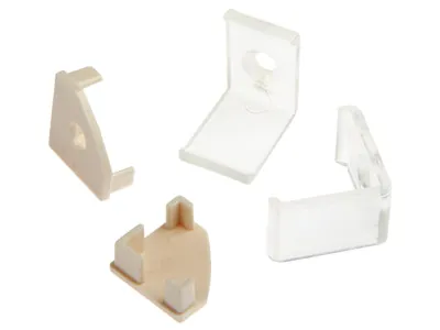 Leņķa alumīnija profils LED lentām ar piena krāsas pārsegu - 1m - Attēls 2