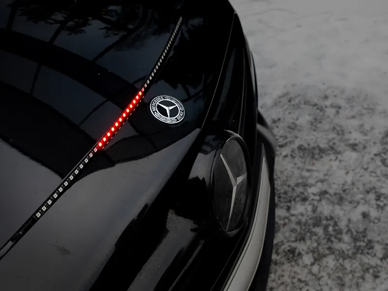 NIGHT RIDER 60cm Sarkanās LED Tūninga Gaismas 12V - Attēls 3