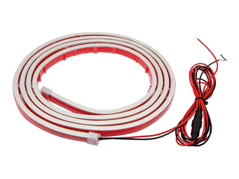 LED Dzinēja Pārsega Apgaismojuma Josla 180cm 12V - Balts Autotūnings - Attēls 2