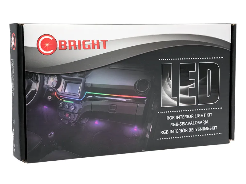 RGB LED Salona Apgaismojuma Komplekts ar Tālvadību un APP Kontroli, 12V-24V USB Pieslēgums - Attēls 6