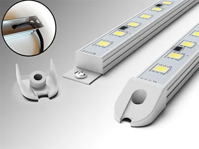 LED Rail Alumīnija Salona Apgaismojums 12V 330lm 3,75W IP67 Komerctransportam - Papildlukturi.lv