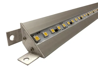 LED Rail Alumīnija Trīsstūra Profila LED Sliede Komerciālajiem Transportiem, 24V, 1980lm, IP67