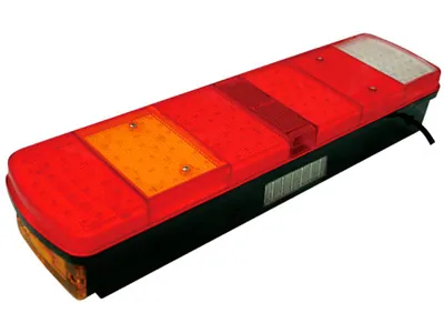 7-kameru LED Aizmugures Lukturis Scania kravas automašīnām, 24V, E sertificēts ar numura zīmes apgaismojumu