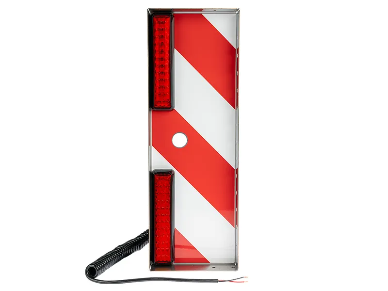 LED Aizmugurējais Sarkanais Lukturis Lielgabarīta Transportlīdzekļiem (13.8V/0.64A - 28V/0.36A) - Papildlukturi.lv