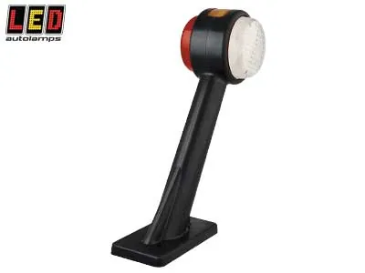 LED AUTOLAMPS LED Sānu Gabarītu Lukturis (Radziņi) ar Gumijas Stiprinājumu, ECE Sertificēts, 12-24V