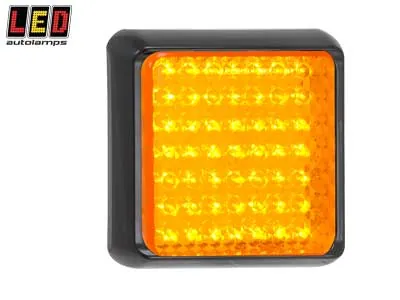 LED AUTOLAMPS Aizmugurējais LED signālgaismas lukturis 49 LED 12-24V IP67 ar ECE&EMC sertifikāciju