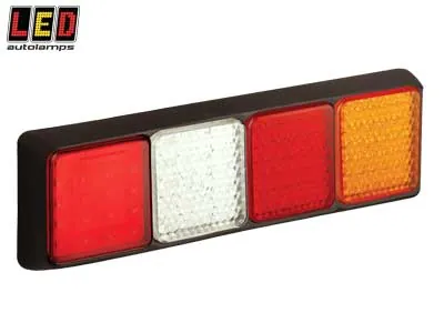 LED Autolamps Kombinētais LED Aizmugurējais Lukturis ar 5 Funkcijām IP67