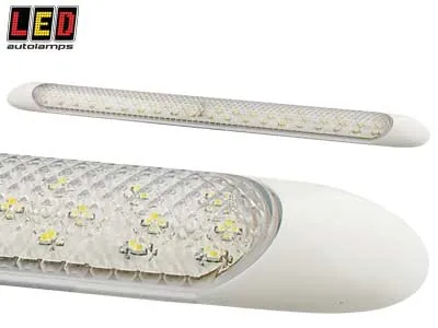 LED AUTOLAMPS Plāns LED Salona Apgaismojums 24V 340lm ar Caurspīdīgu Lēcu