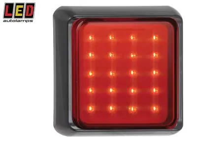 LED AUTOLAMPS Aizmugures Miglas Lukturis - Virsmas Stiprinājums, 12-24V, ECE Sertificēts