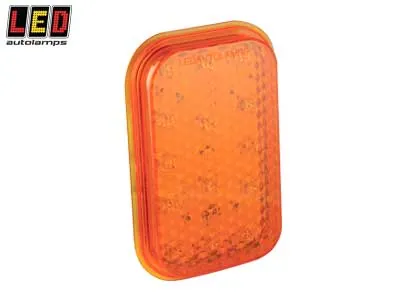 LED AUTOLAMPS LED Aizmugurējais Virziena Rādītājs, ECE Sertificēts, 12-24V, Ūdensdrošs