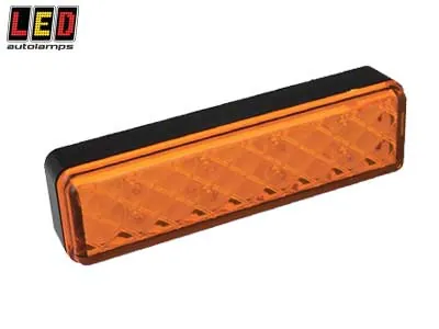 LED AUTOLAMPS LED Aizmugurējais Pagrieziena Lukturis, 12-24V, Kompakts ar ECE/EMC Sertifikāciju