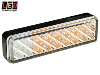 LED AUTOLAMPS Virziena Rādītājs/Gabarītlukturis, Dzeltens/Spilgts, 12-24V, Slim Dizains