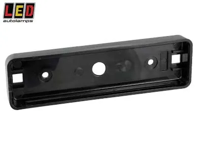 LED AUTOLAMPS Replacement Bracket - Melns stiprinājums kompaktiem, plāniem kombinētajiem lukturiem, 135x38mm