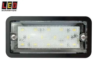 Led Autolamps Kvadrāta LED Salona Apgaismojums ar Kupola Formas Lēcu, 675lm, 12V, Melns Korpuss - Papildlukturi.lv