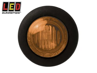 LED AUTOLAMPS Dzeltens LED Sānu Gabarīta Lukturis, 12-24V, EMC/ECE Sertificēts, Diskrēts Dizains