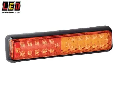 LED AUTOLAMPS Kompakts LED Aizmugures Lukturis 200x50mm, IP67 ūdensizturīgs, 12-24V, kvadrāta