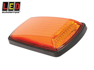 LED AUTOLAMPS LED Sānu Virziena Rādītāji 12-24V ECE Sertificēti, Dzelteni, 150x88x30mm