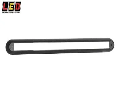 LED AUTOLAMPS Replacement Bracket - Melns Stiprinājums Kompaktiem LED Aizmugures Lukturiem, Virsmas Montāža (404x36x16mm)