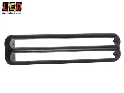 LED AUTOLAMPS Replacement Bracket - Melns Kronšteins Kompaktajiem Aizmugures LED Lukturiem, 404x82x16mm