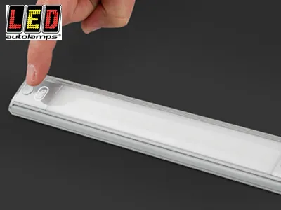 Led Autolamps LED Salona Apgaismojums 260mm ar Skārienjutīgu Slēdzi, 12V, 350/280lm, 6500K, Alumīnija Korpuss - Attēls 2