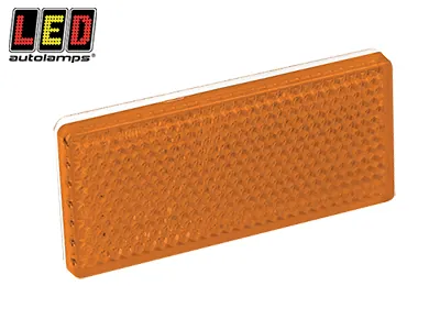 LED AUTOLAMPS Atstarotājs 70x30mm - Līmējams Auto Drošības Elements