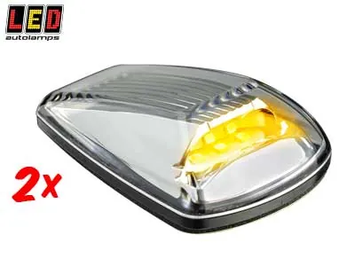 LED AUTOLAMPS LED Sānu Virziena Rādītāji (pāris) - 9-32V, ECE sertificēti, IP67