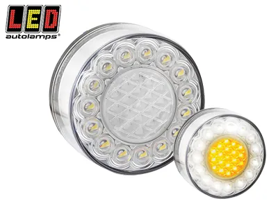 LED AUTOLAMPS LED Priekšējais Virzienrādītājs/Gabarītlukturis 12V ar 34 LED Diodēm ECE sertificēts