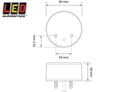 LED AUTOLAMPS LED Priekšējais Virzienrādītājs/Gabarītlukturis 12V ar 34 LED Diodēm ECE sertificēts - Attēls 2