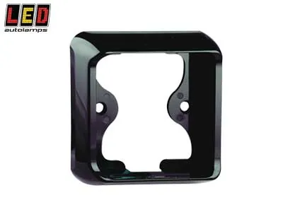 LED AUTOLAMPS Replacement Bracket - Melnā krāsā, 80mm lukturiem, virspusējai montāžai