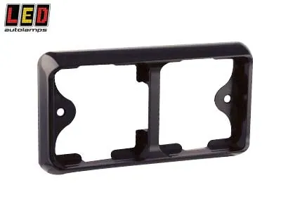 LED AUTOLAMPS Replacement Bracket - Melns stiprinājums 80mm lukturiem virsmas montāžai