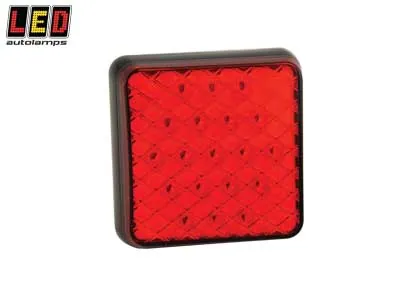 LED AUTOLAMPS 1614-81FM LED Aizmugurējais Miglas Lukturis ar ECE Sertifikāciju, 12-24V