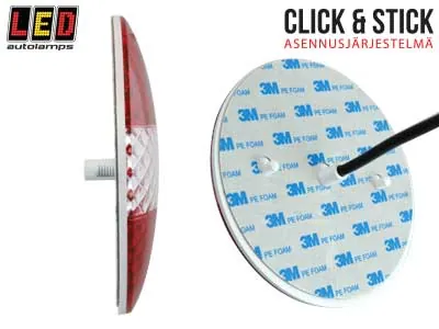 LED AUTOLAMPS Apaļš LED Aizmugures Lukturis | 12-24V | Stop, Pagrieziena, Aizmugures Lukturis | IP67 - Attēls 2