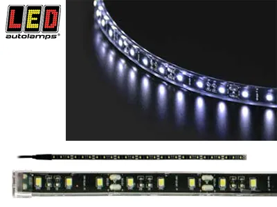 Īpaši plāna 457mm LED lenta auto apgaismojumam - 314lm auksti balta gaisma, 12V