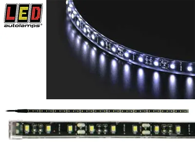 Universāla 610mm LED Lenta Auto Dekoriem - 418lm Auksti Balta, 12V, Ūdensizturīga