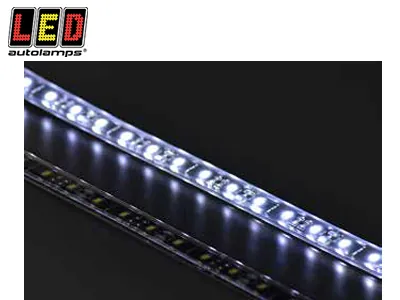 Universāla 610mm LED Lenta Auto Dekoriem - 418lm Auksti Balta, 12V, Ūdensizturīga - Attēls 2