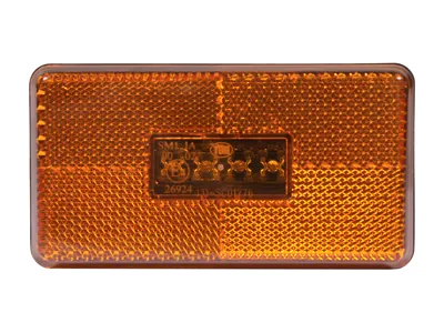 Dzeltens LED Sānu Gabarītu Lukturis ar Atstarotāju, 24V, Scania P/G/R/T Kravas Auto Modeļiem