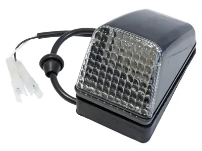 Baltais jumta marķējuma gabarītu lukturis 24V kravas transportam