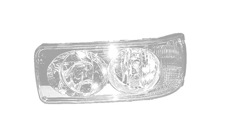 DAF 95XF, 105XF 02>06> priekšējā luktura stikls (KP) - Papildlukturi.lv