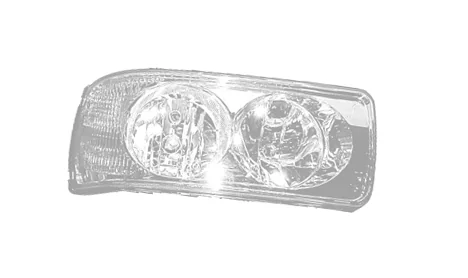 DAF 95XF, 105XF 02>06> priekšējā luktura stikls (LP) - Papildlukturi.lv