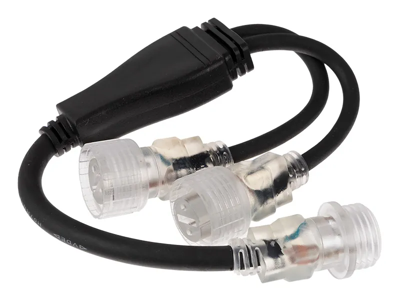 LEDWISE Y-veida savienotājs divām LED lentām - auto LED lentu pieslēguma sistēma