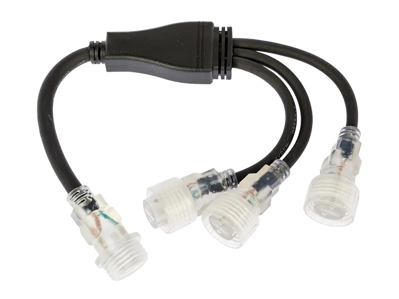 LEDWISE Y-branches Sazarotājs Trīs LED Lentām - Auto LED Tūninga Aksesuārs