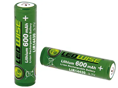 Ledwise 14430 Litija Akumulators 3.7V 600mAh Ledwise Pro 8 Lukturim