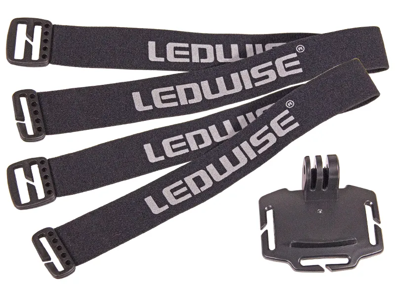 LEDWISE TITAN Profesionālā LED Galvas Luktura Stiprinājuma Lenta ar Regulējamu Komforta Sistēmu