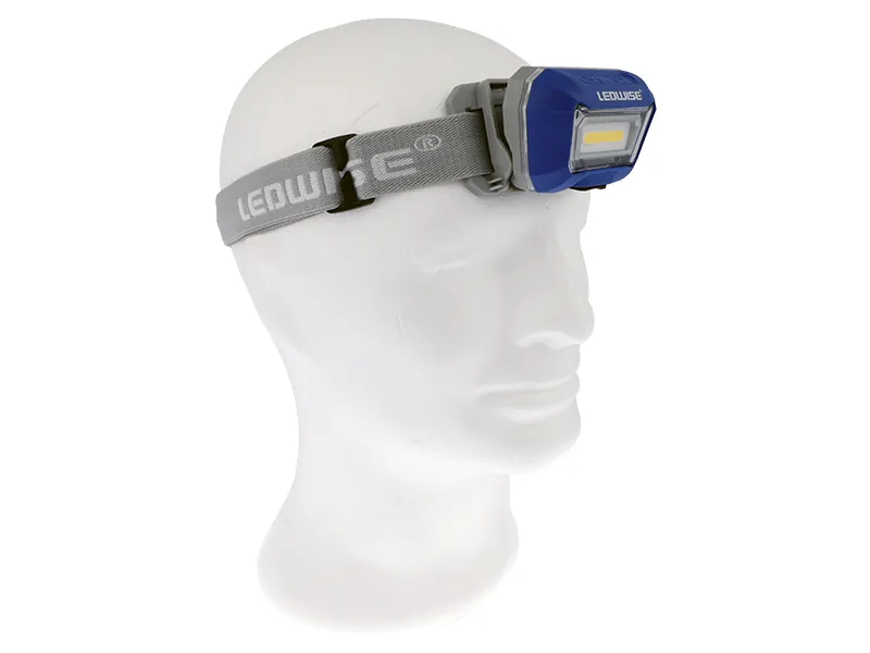 LEDWISE 300Lm LED galvas lukturis ar pretslīdes saiti, kustības sensors, LED galvas lukturis LEDWISE Workline ar kustību sensoru, USB-C, 300lm, IPX5 - Attēls 3
