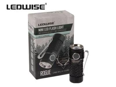 LEDWISE ROGUE Mini LED kabatas lukturis ar 600 lūmeniem un magnētisko stiprinājumu - Papildlukturi.lv