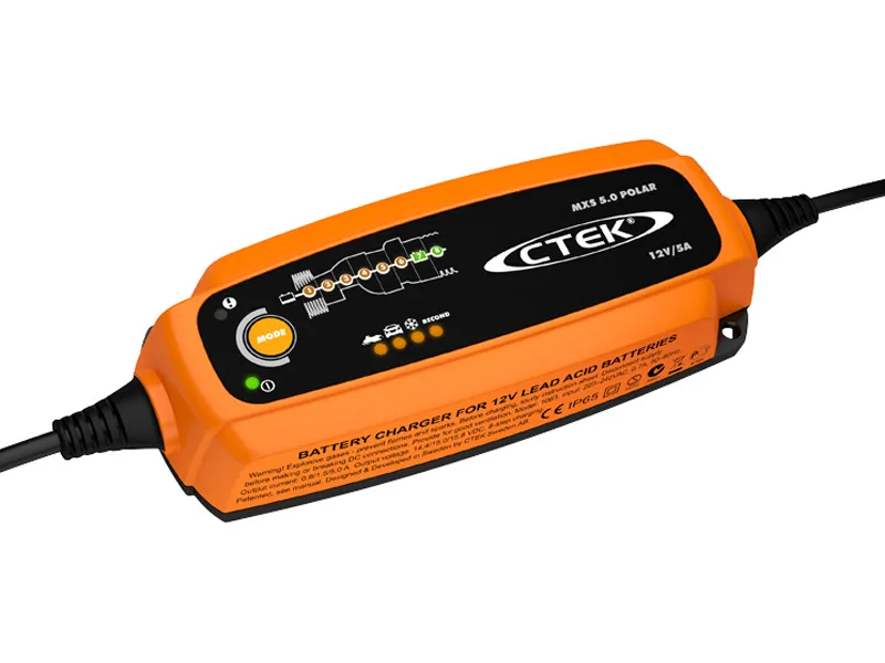 Akumulatoru lādētājs CTEK MXS 5.0 POLAR 12V IP65 Arktiskiem apstākļiem - Attēls 2