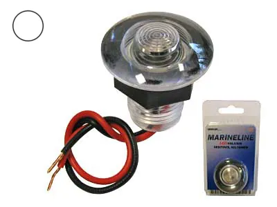 LED Apaļais Salona Apgaismojums Laivām 12V, Ø 38mm, Ūdensizturīgs