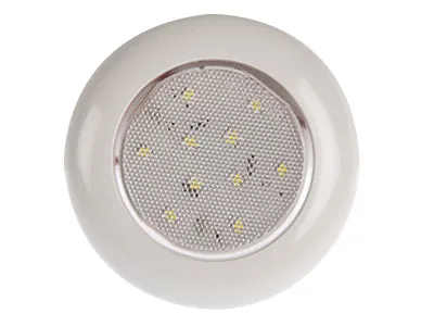 Ultra Slim Apaļais LED Salona Apgaismojums 665lm, IP67, 12-24V, 6500K