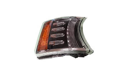 Scania R/P 08> pagrieziena lukturis melns ar līnijām DRL